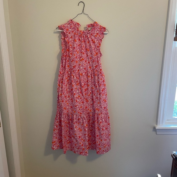 J. Crew Factory Dresses & Skirts - J. Crew Factory Pink Floral Midi Dress